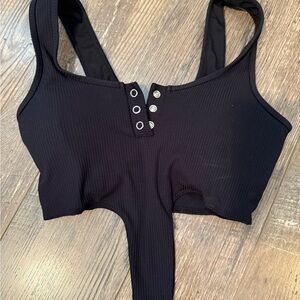 Bombshell Sportswear Tie front sportsbra